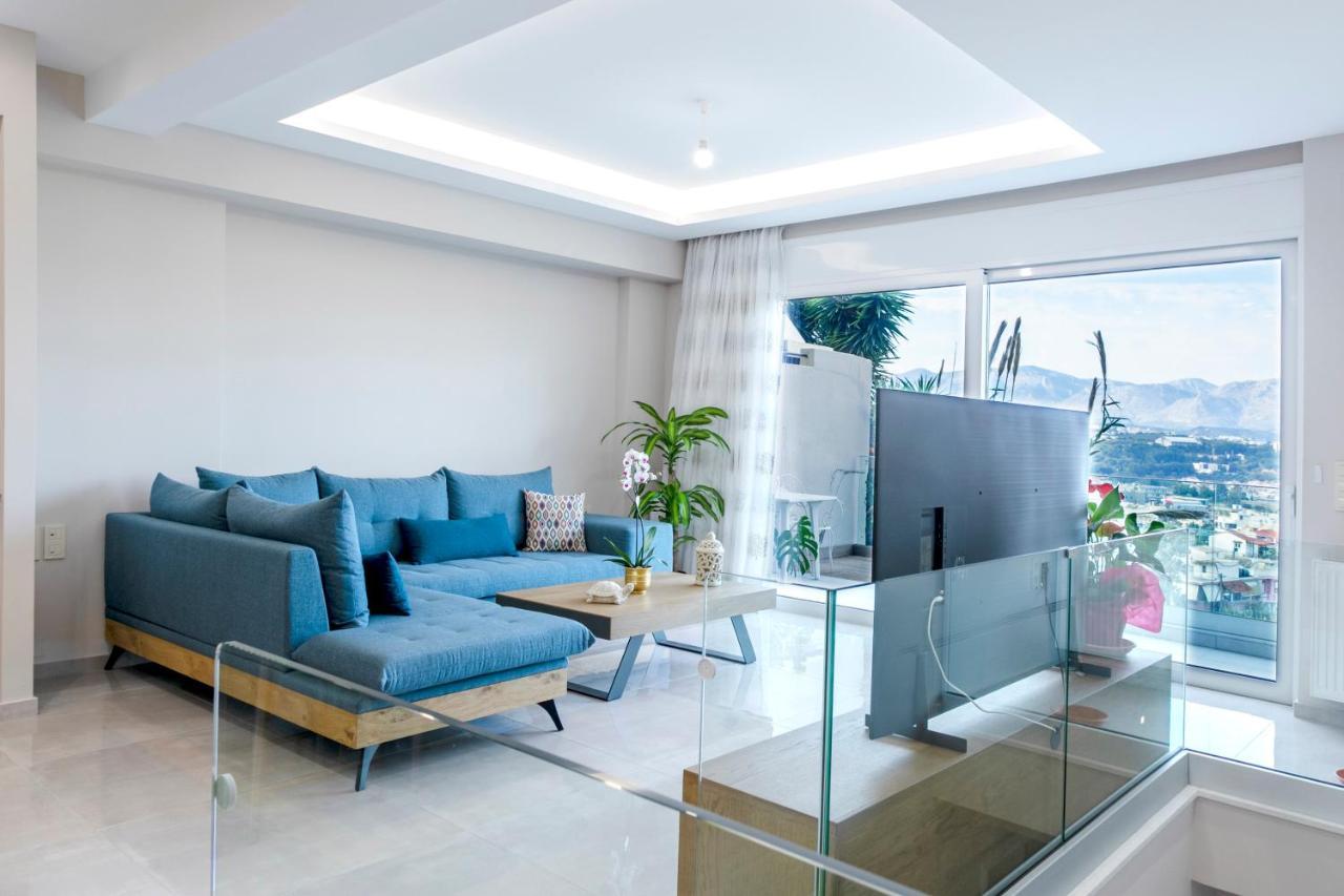 이라클리온 Stylist House With Amazing View 아파트 외부 사진